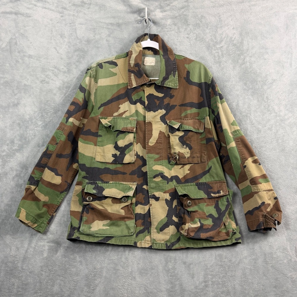 Gibraltar Industries Womens M Short Camo Combat Jacket Woodland Utility Gorpcore